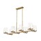 Z-Lite Callista 8 Light Island, Rubbed Brass & Clear 3032-8L-RB - alternate 1